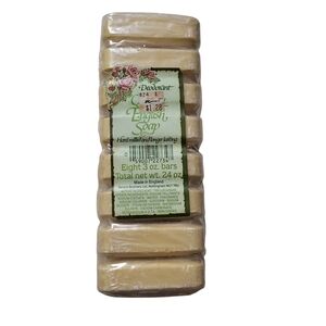 Gerard Brothers Quality English Soap Eight 3 oz Bars England Yellow Vintage NIP